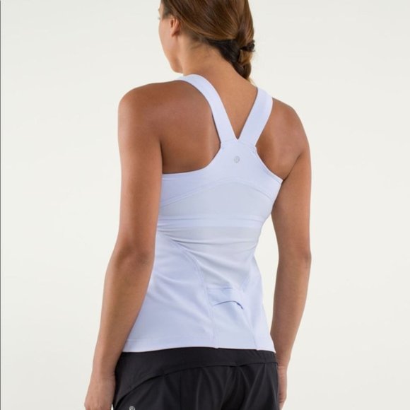 [6] Purple Lululemon Deep V Athletic Tank - Picture 5 of 14